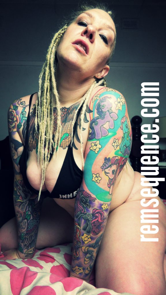 rem sequence australian porn star pawg milf in black bikini tattooed dreadlocks